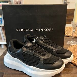 Rebecca Minkoff Black and White Sneakers